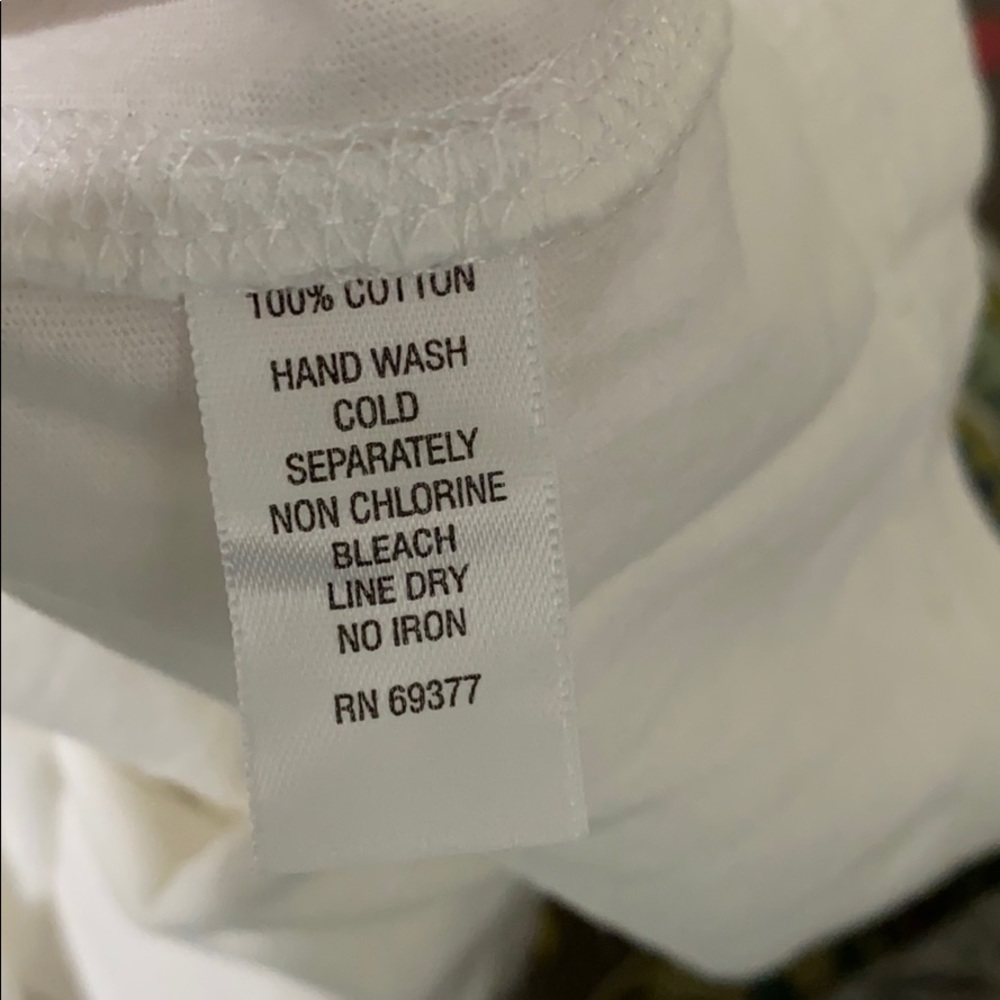 Copper sequined basic white tee - Picture 4 of 4